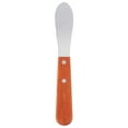 thumbnail image 1 of Stainless Steel and Wood Butter Spatula for Cake Smoother with Assorted Color Handle Firm and Easy to Hold 1pc, 1 of 9