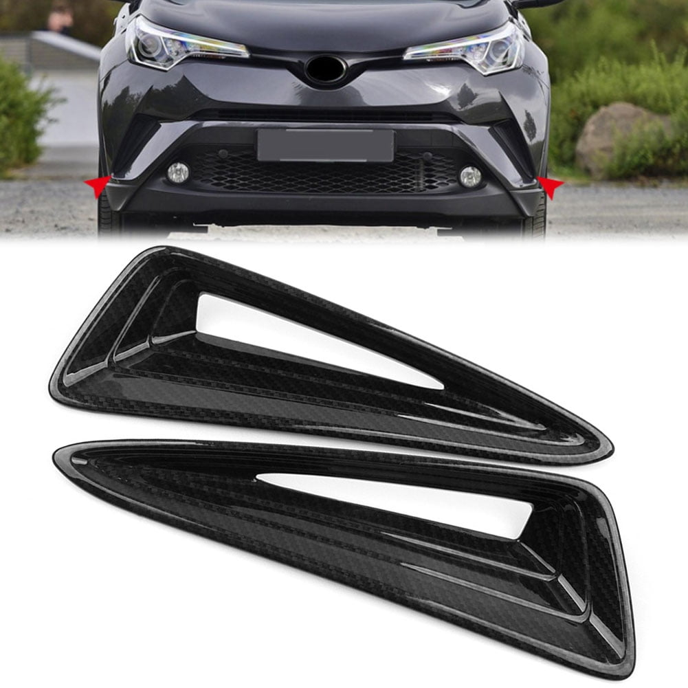Chrome Front Corner Grille Grill Bumper Trim Cover For Toyota C-HR CHR 2016 2017 