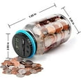 Xubond Household Goods Digital Counting Money Jar Electronic Piggy For