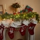 thumbnail image 1 of Artificial Christmas Garland with LED String Lights Pine Needle Cypress Garland for Holiday Winter Indoor Outdoor Decor for Table, Mantle, Wall, Christmas Decorations 2m, 1 of 6