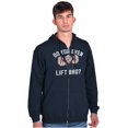 thumbnail image 4 of Do You Even Lift Bro Popeye Sailor Zip Up Hoodie Men's Women's Brisco Brands S, 4 of 5