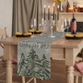 thumbnail image 2 of Christmas Tree Table Runner 70 Inches Long, Cotton Linen Table Runner Dresser Scarf, Xmas Tree Winter Snowflake Grey Rustic Fabric Tablerunners for Dining Coffee Tables Wedding Holiday Party 13"x70", 2 of 9