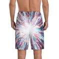 thumbnail image 6 of KLL Blue Swirl Fireworks for Men's 1-Pack Shorts,Sleep Pajama Shorts for Men Soft Pj Shorts Men's Pajama Bottoms Sleepwear -XX-Large, 6 of 7