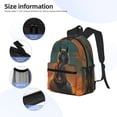 thumbnail image 4 of Daiia Sunset Prairie Meditating Horse School Backpack for Men Women, Unisex Large Waterproof Bookbag Schoolbag Casual Daypack for High School/College/Teens/Travel/Work Black, 4 of 8