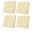 Yellow, variant on Outdoor Patio Cushion Covers 4 Pack Navy Blue Striped Patio Chair Cushion Covers with Ties and Zipper Modern Vertical Stripes Waterproof Outdoor Seat Cushion Covers for Patio Furniture 24"x24"