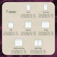 thumbnail image 4 of LuxClub 4PC King Sheet Set, Deep Pockets Wrinkle Free Cooling Bed Sheets Hotel Bedding for Women, Men, Includes 1 Fitted Sheet, 1 Flat Sheet and 2 Pillowcases-Soft Eggplant, 4 of 8