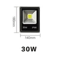 thumbnail image 2 of Projecteur DEL IP65 20 W 30 W 50 W 10 W Étanche Projecteur IP66 Lampe Réflecteur Intelligente IC DEL Projecteur Extérieur Lumière Extérieure, Grand Application, 2 of 7