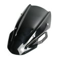thumbnail image 2 of Colaxi Adjustable Windshield Dome / Clip Universal Motorcycle Windshield Extension - Black, 2 of 7