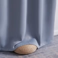 thumbnail image 5 of THD Cambridge Blue Curtains 84 Inch Long - Blackout Curtains 84 Inches Long 2 Panels Set, Thermal Drapes, Blue Curtains for Bedroom, Set of 2 (52 W x 84 L, Dusty Blue), 5 of 9