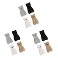 thumbnail image 3 of Yuarrent 4 Pieces Cute Cat Shape Sponge 3 Foamer Friction Dishcloth Strong Cleaning Tool Layer Water Absorption Dishwashing Non-Scratch Type1 NO1, 3 of 6