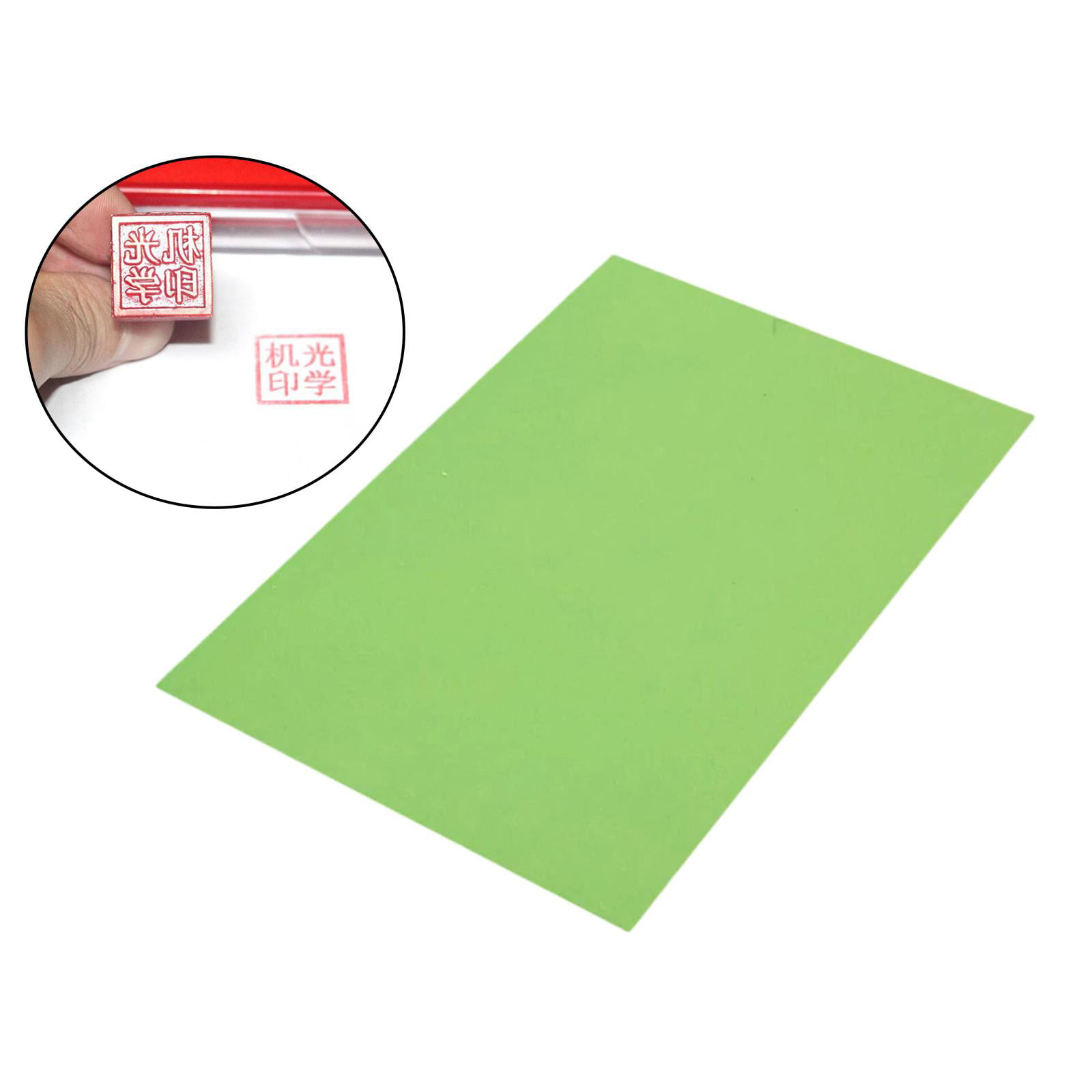 1 Sheet 20x30cm Photopolymer Plate Stamp Making DIY Craft Letterpress Polymer t 