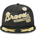 thumbnail image 2 of Men's New Era  Black Atlanta Braves 2025 59FIFTY Day Gold Leaf 59FIFTY Fitted Hat, 2 of 5