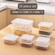 thumbnail image 1 of Juego de 10 recipientes herméticos para almacenar alimentos | Organización de la despensa para harina, granos, azúcar y refrigerios | Recipientes de plástico apilables con tapa, 1 of 9