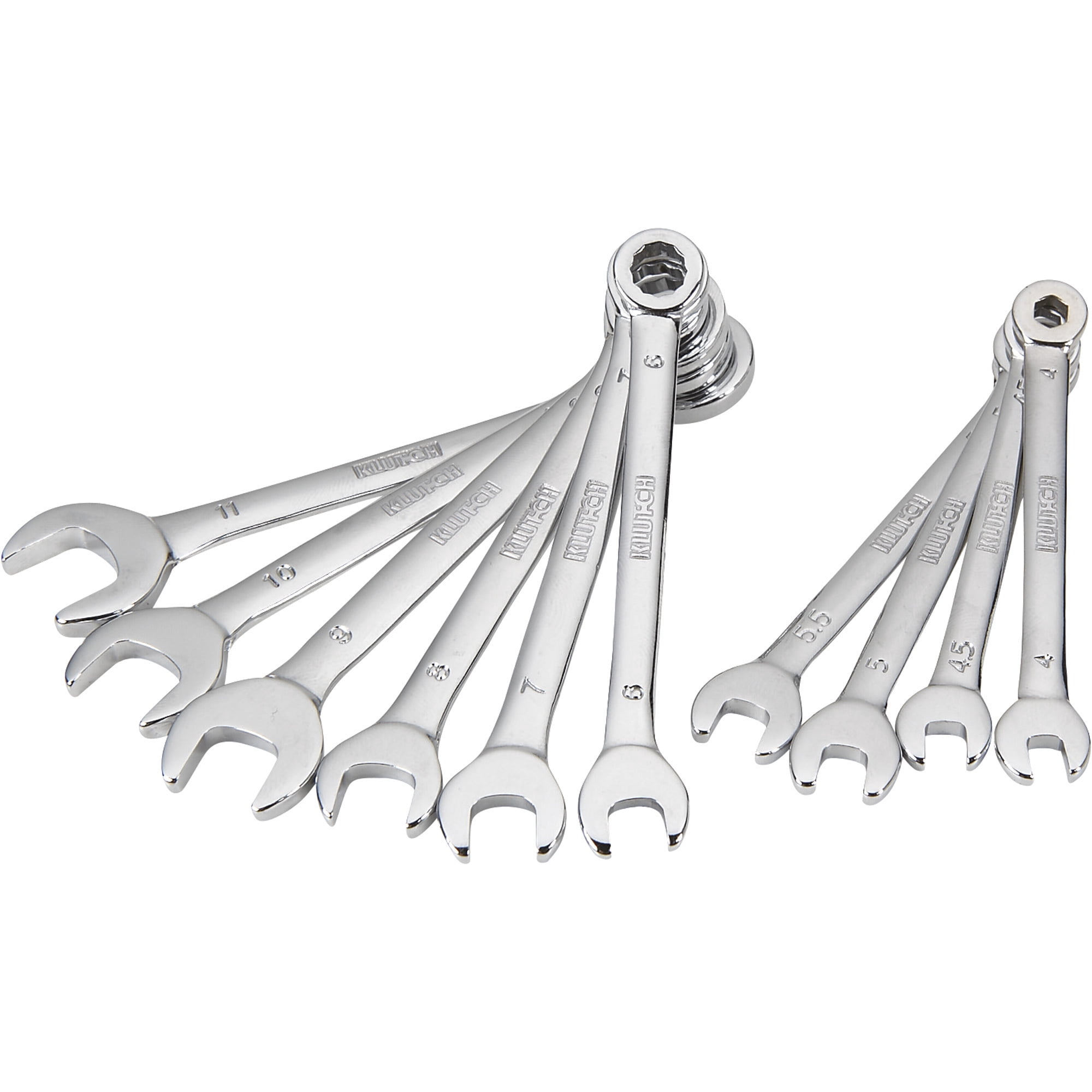 Klutch Mini Wrench Set, 10-Pc., Metric
