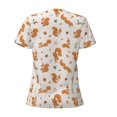 thumbnail image 4 of Naloa Cute Squirrel Fall Print T-Shirts Short Sleeve V Neck Tees for Women Fashion Tops Trendy Lightweight Soft Casual Summer Outfits Clothes, 4 of 5