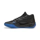 thumbnail image 2 of PU & MA Court Pro 31082908 Mens Black Leather Athletic Basketball Shoes, 2 of 6