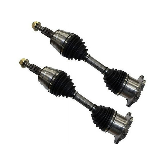 Front Axle Shaft Set - Compatible with 2001 - 2003, 2005 - 2006 Chevy Silverado 1500 HD 2002