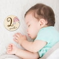 thumbnail image 6 of Cadorn 16 - Piece Double - Sided Printed Monthly Memorial Wooden Signs – Ideal for Baby Milestones & Decor, 6 of 9
