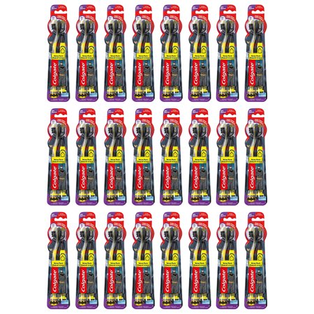 Pack of (24) Colgate Kids Extra Soft Toothbrush with Suction Cup, Twin Pack - Batman