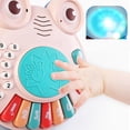 thumbnail image 3 of Piano Drum LED Plastic Musical Drum Musical Toy Developmental Toy for Babies, 3 of 10