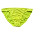 thumbnail image 3 of Men's Swimming Trunks, Swimming Trunks for Men, Men's Sexy Briefs Low-Rise Bikini Beach Briefs Solid Color Swimming Trunks, 3 of 6