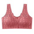 thumbnail image 1 of Front Button Bras For Women Wireless Underwire Bra Closure Shaping Bras,100% New, 1 of 5