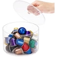 thumbnail image 4 of Tundralight Coffee Filter Holder, Acrylic Coffee Pod Holder with Lid, Reusable Coffee Filter Storage Container, Stylish Coffee Filter Dispenser for Coffee Bar, Kitchen Countertop, 4 of 5