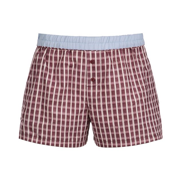 RWJDXD Amazon Short d'Été pour Femmes Européen et Américain à Rayures Tissé Élastique Taille Haute à Boutons Ample Décontracté Confortable Basique