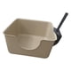 thumbnail image 4 of Caja de arena para gatos jinwen fácil de limpiar con pala parte abierta café, 4 of 8