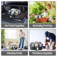 thumbnail image 4 of Large Cleaning Caddy Bag,Wearable Cleaning Caddy Supplies Organizer with Handle & Shoulder Straps for Cleaners, Housekeeper, car caddy organizer, 4 of 7