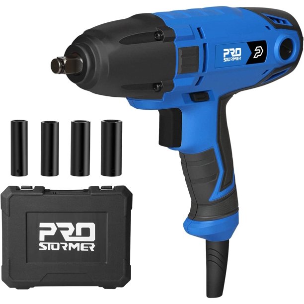 7.5A Electric Impact Wrench, 1/2 Impact Driver Chuck, 3400 RPM Power