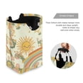 thumbnail image 3 of Yayeee Freestanding Laundry Hamper with Handle Collapsible Large Storage Basket for Clothes, Beige Clouds, 3 of 7