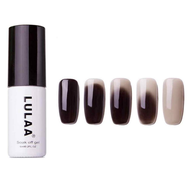 pitrice LULAA 18 Colors Temperature Change Gel Gradient Nail Polish Lasting UV Polish Gel Led Gel Lacquer