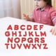 ABC Lettres Montessori Forme A à Z Lettre Apprentissage Précoce Rouge – image 4 sur 6