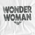 thumbnail image 2 of Wonder Woman Star Logo Unisex Infant Snap Suit for Baby, White, Large, 2 of 4