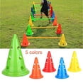 thumbnail image 4 of Conos de entrenamiento, 5 piezas de conos de entrenamiento de fútbol, barrera con agujeros, barra, balde, señal, lo mejor en su clase, 4 of 6