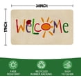 thumbnail image 3 of Summer Door Mat,Sun Ladybug Indoor Outdoor Non-Slip Welcome Doormat,Entryway Front Porch Farmhouse Summer Welcome Door Mat Grey for Entrance Decor,30" x 17", 3 of 6