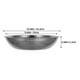 thumbnail image 3 of 2 bandejas electrónicas para báscula, plato de pesaje de acero inoxidable, báscula metálica para alimentos, ideal para joyería, líquidos y polvos, suministros de laboratorio, 25 cm, 3 of 7