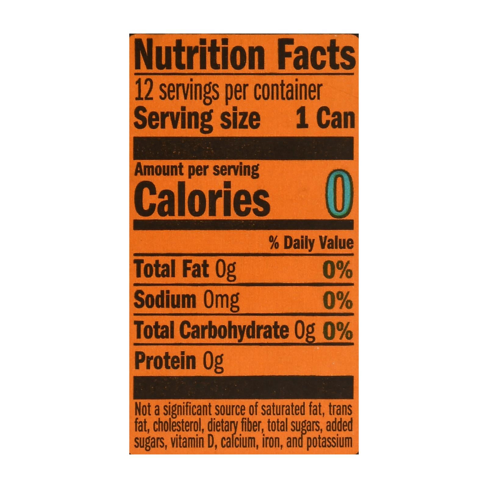 Lacroix Sparkling Water  Orange - Case of 2 - 12/12 fl oz