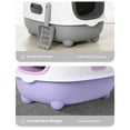 thumbnail image 4 of Cat Litter Box High Side Height Smooth Surfaces Detachable Pans Safe and Hard High Edges Spatter-proof, 4 of 11