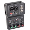 thumbnail image 1 of 2 Canales Mezclador de audio, Placa de Sonido de la Fuente de Alimentación USB Portátil Compacta para Karaoke de Internet, 1 of 7