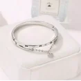 thumbnail image 2 of Brazalete Pulsera cristal zirconia corazon plata Ryscom casual, 2 of 5