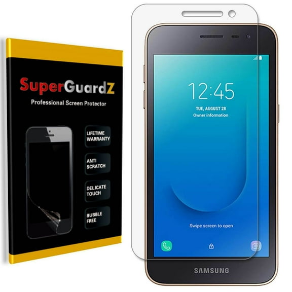 [8-Pack] For Samsung Galaxy J2 Core SuperGuardZ Screen Protector, Ultra Clear, Anti-Scratch, Anti-Bubble