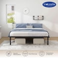 thumbnail image 3 of Magma Life Base de Cama Matrimonial de Metal Resistente, Plataforma con Espacio de Almacenamiento, Fácil Armado, Soporte Antideslizante para Colchón, Diseño Moderno y Duradero, Gran Estabilidad, 3 of 5