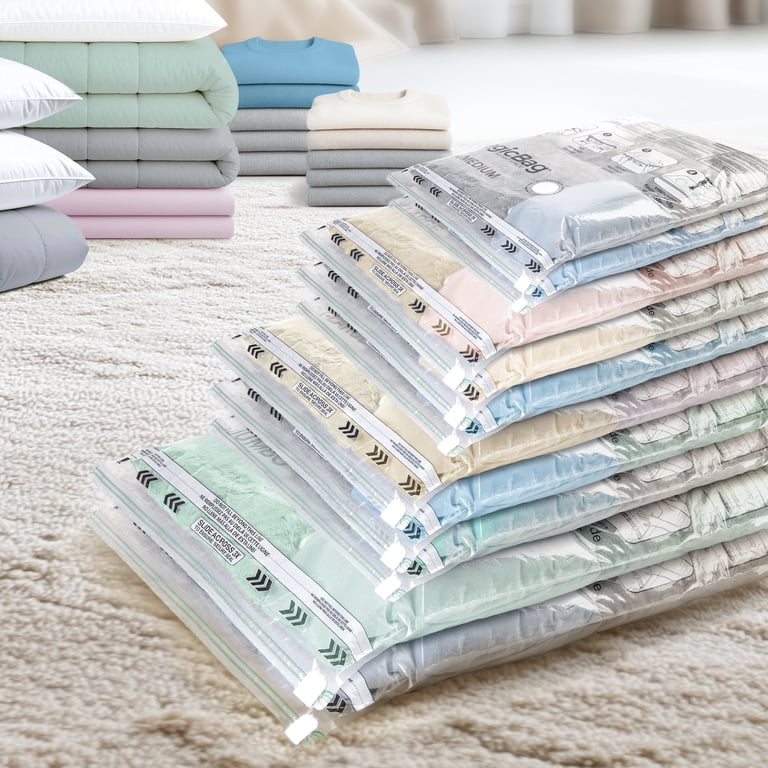 MagicBag Variety Pack Vacuum Storage Bags, 10 Pack Flat