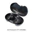 thumbnail image 3 of Bouchons d'Oreilles en Silicone pour la Natation, Protection Auditive Imperméable et Réutilisable, Doux Réduction du Bruit 40 dB, Adultes Ados, avec Boîte de Rangement, 1 Paire, Noir/blanc/bleu/rose, 3 of 6