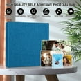thumbnail image 2 of AIOR Photo Album Self Adhesive 3x5 4x6 5x7 6x8 8x10 8.5x11 11x10.6 Magnetic Scrapbook Album Linen Hardcover 40 Pages with 2 Metalic Pens for DIY Baby Family Wedding Anniversary (Dark Blue), 2 of 9