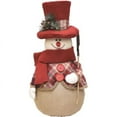 thumbnail image 2 of Northlight Plaid Snowman with Shovel Christmas Figure - 22.75" - Red and Beige, 2 of 2