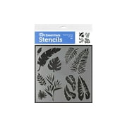 PA Ess Stencil 6x6 Tropical Leaves