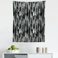 thumbnail image 1 of Black and White Tapestry, Barcode Pattern Abstraction Vertical Stripes in Grayscale Colors, Fabric Wall Hanging Decor for Bedroom Living Room Dorm, 5 Sizes, Black Grey White, by Ambesonne, 1 of 1